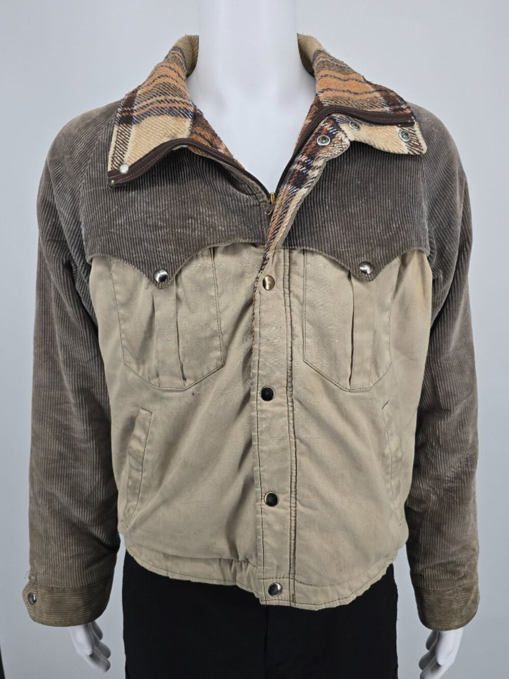 Vintage 1970s Gordon & Ferguson Field & Stream Western Trucker Jacket (42/L)